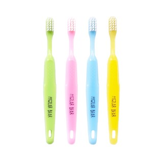 Molar Bear 3-6 ขวบ+ แปรงสีฟันเด็ก ขนนุ่ม หัวแปรงขนาดพอดี จับถนัดมือ