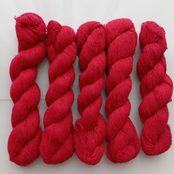 ด้ายดิบ สีแดง ทำสายสิญจน์ ไหมผูกข้อมือ ด้ายแดงแห่งพรหมลิขิต ด้ายมงคล