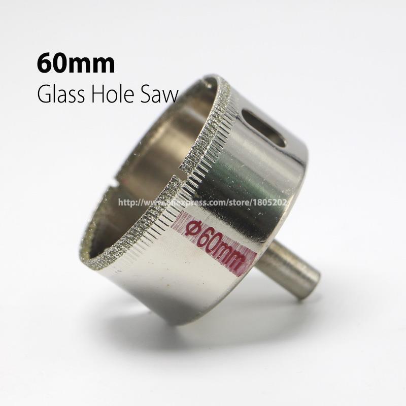 โฮลซอว์ดอกเจาะกระเบื้องหัวเพชรขนาด 60 มม.(GLASS HOLE SAW 60mm.)