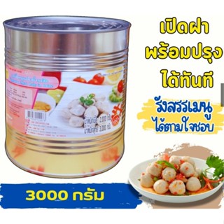 ลูกชิ้นปลา(ลูกเล็ก) เจ  แช่ในน้ำเกลือ ลูกชิ้นเจ ปลาเจ โยตา Y…