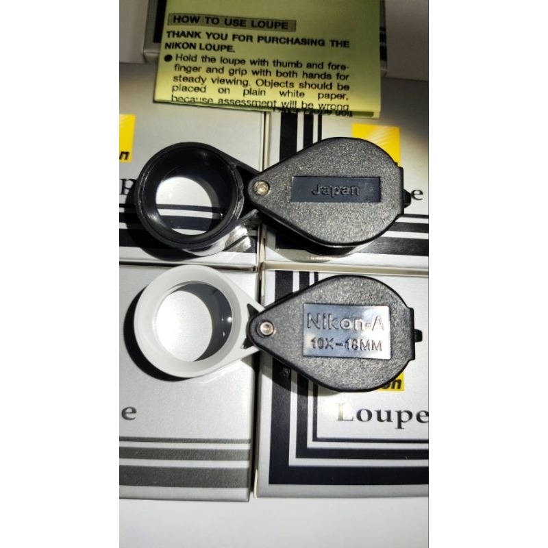 กล้องส่องพระ Nikon Loupe10x รับประกันแท้ แถมฟรีพระเครื่อง1องค์
