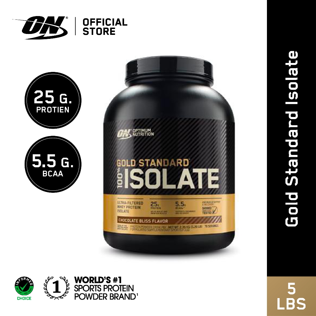 [ส่งฟรี!!] Optimum Nutrition Gold Standard Isolate Whey Protein 5.2 Lb เวย์โปรตีนแบบไอโซเลท