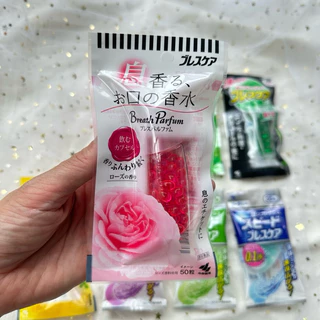 ✅พร้อมส่ง✅ ลูกอมเรอหอม ลูกอม ระงับกลิ่นปาก 🇯🇵 Kobayashi Breath Parfum Refresher Capsule 50เม็ด Speed Breath Care 30เม็ด