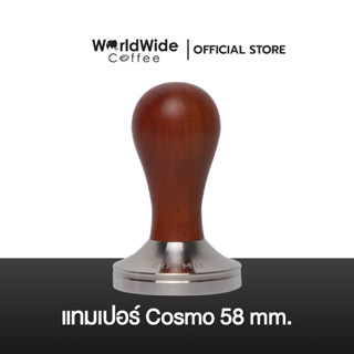 COSMO Tamper 58 mm. Red Rose Wood