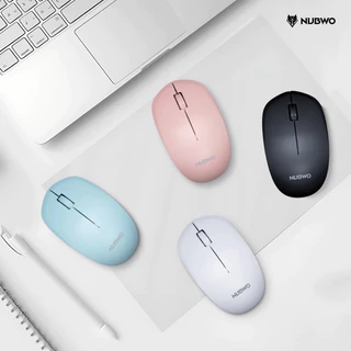 Nubwo Mouse Wireless เมาส์ไวเลสไร้สาย เสียงเงียบ มีให้เลือก 4 สี รุ่น NMB037 สินค้ารับประกัน 1 ปี