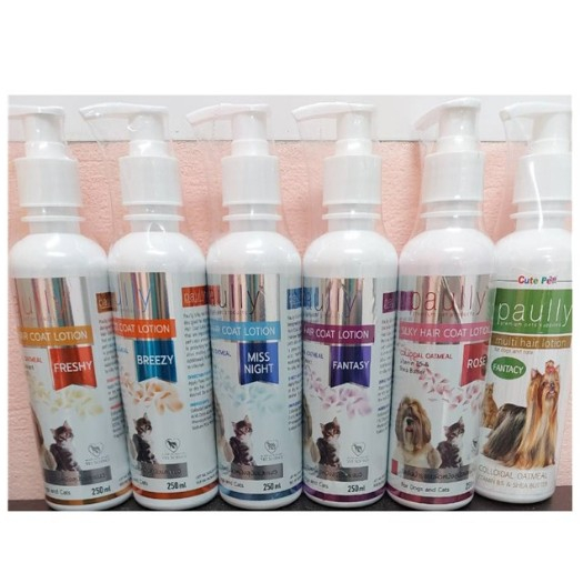 Paully โลชั่นบำรุงขนสุนัขและแมว ขนาด 250 ml.*โปรดอ่านรายละเอียดก่อนสั่งซื้อ