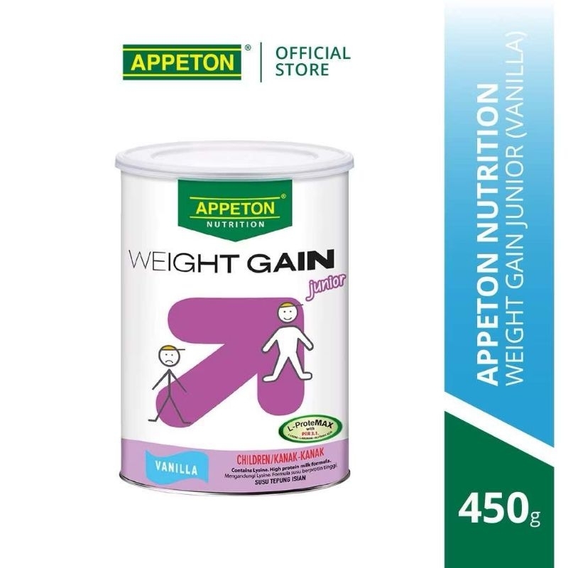 APPETON Weight Gain Junior - Vanilla (450g)