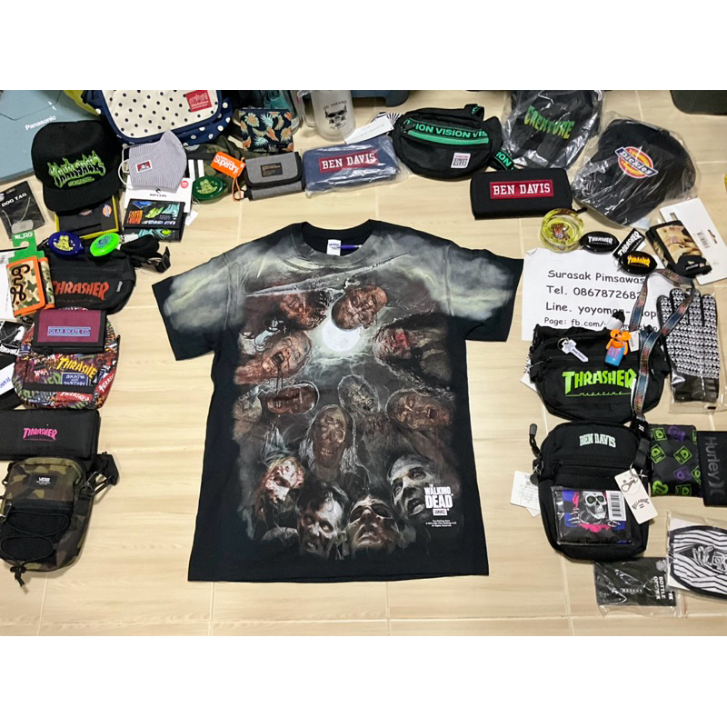 เสื้อ The Walking Dead ล้อมจันทร์ ของแท้มือ1 size M *มีตำหนิ*