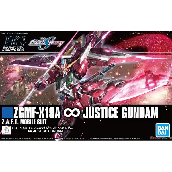 231 HGCE ZGMF-X19A INFINITE JUSTICE GUNDAM สินค้าใหม่ ของแท้