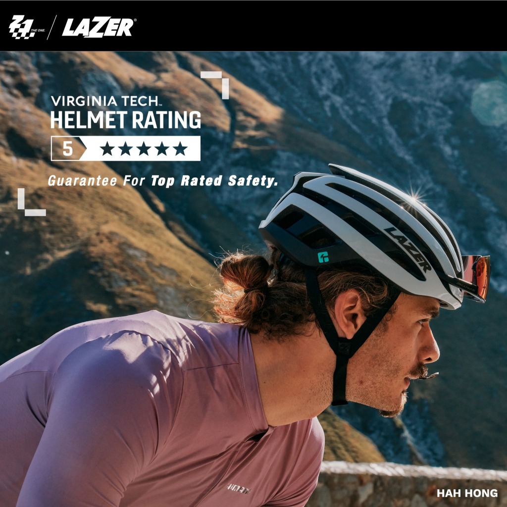 หมวกจักรยาน LAZER Z1 ตัวท็อปรุ่นใหม่ล่าสุด พร้อมเทคโนโลยีใหม่ KINETICORE