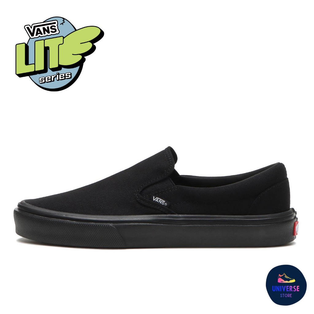[ของแท้ ส่งไว PRE-ORDER] VANS SLIP-ON LITE - V98 LITE [BLACK/BLACK]