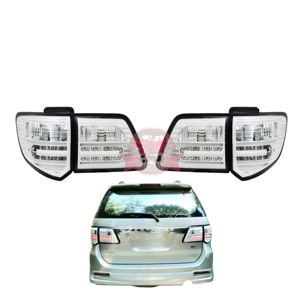 ไฟท้าย ไฟท้ายแต่ง LED TOYOTA FORTUNER CHAMP ฟอร์จูนเนอร์ 2011 2012 2013 2014 LED