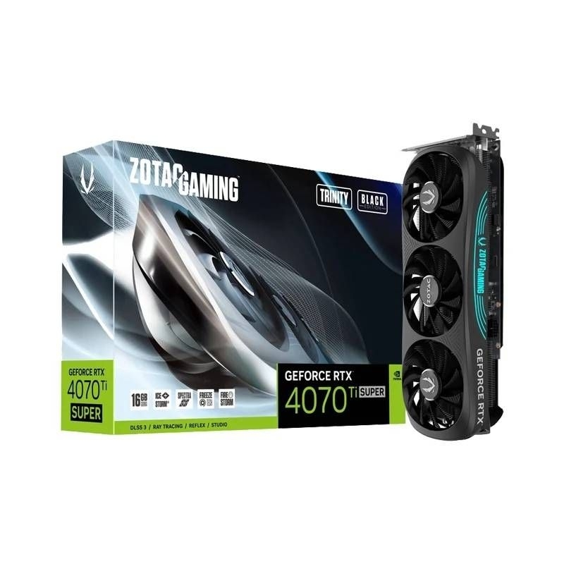 ZOTAC GEFORCE RTX 4070 TI SUPER TRINITY BLACK 16GB
