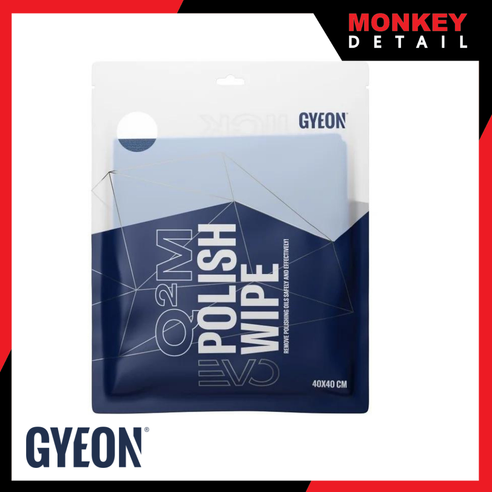 GYEON Q²M POLISH WIPE MICROFIBER 40x40CM ผ้าเช็ดน้ำยาขัดสี ที่สมบูรณ์แบบที่สุด