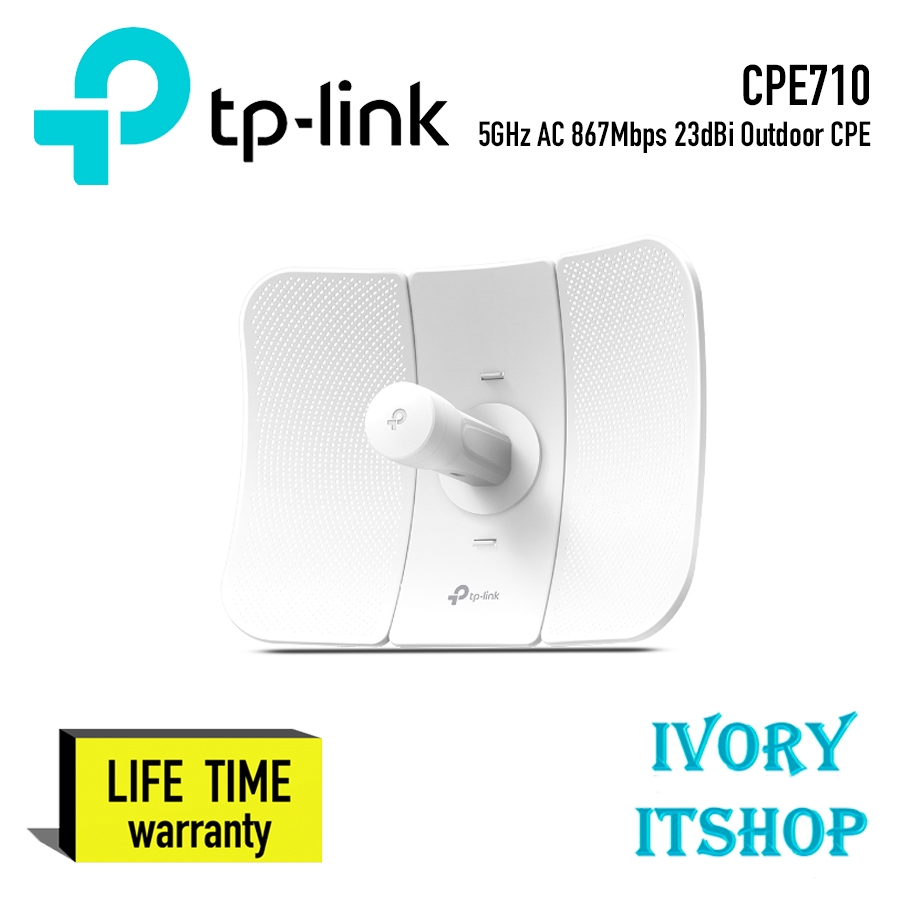 TP-Link CPE710 5GHz AC 867Mbps 23dBi Outdoor CPE CPE710/ivoryitshop