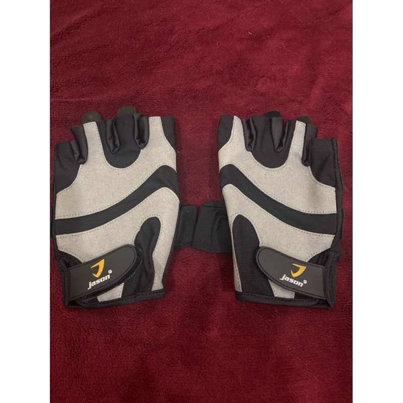 JASON FITNESS GLOVES เจสัน ถุงมือฟิตเนส หนังสังเคราะห์ รุ่น SYNTHETIC ถุงมือ ถุงมือออกกำลังกาย คาดิโ