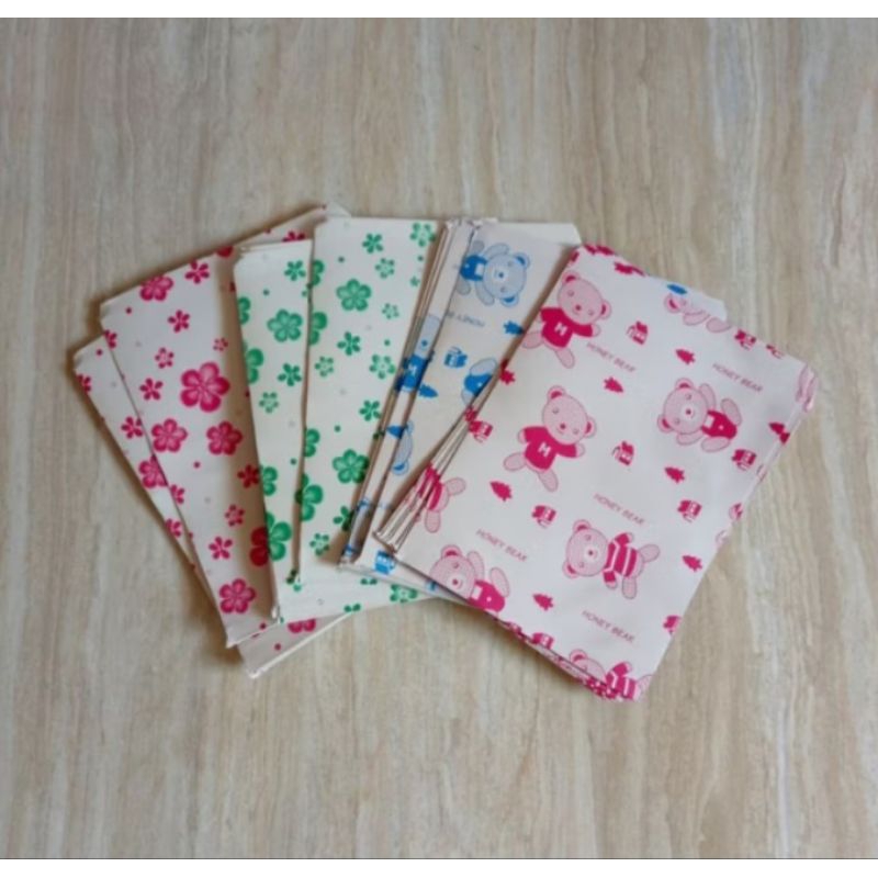 50ใบ ถุงกระดาษเล็ก 4×5นิ้ว ลายน่ารัก ใส่ของขวัญ ซองจิ๋ว