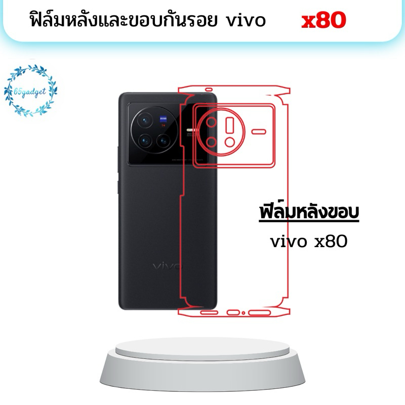 vivo x80 ฟิล์มหลัง, ฟิล์มหลังและขอบพร้อมชุดติดตั้ง