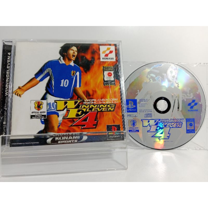 แผ่นเกมส์ Ps1 - Winning eleven 4 (Playstation 1) (ญี่ปุ่น)