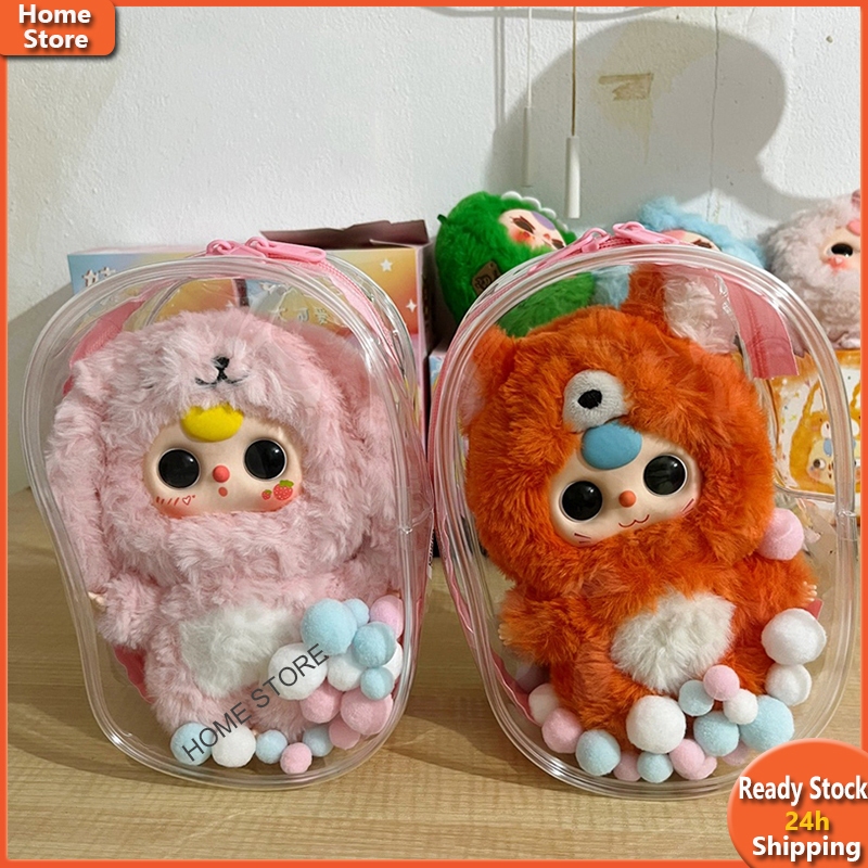 กระเป๋าใส่ลาบูบู้ เบบี้ทรี baby three V3/Labubu v2 ซองใส่ลาบูบู้ พวงกุญแจ กระเป๋าจี้