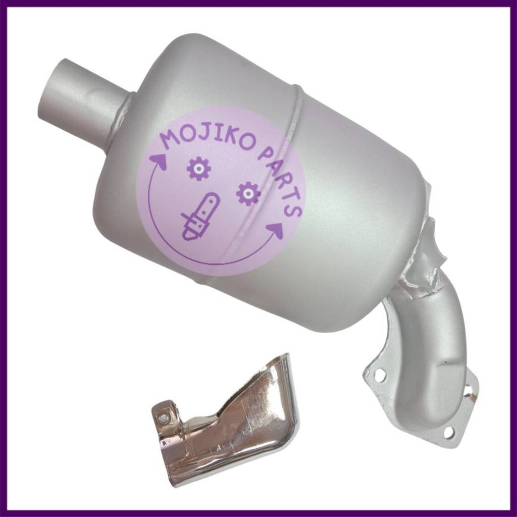 ท่อไอเสีย TF105-TF115 L/LM TF110-120 DI เกรด A พร้อมปลายท่อ (ครบชุด) อะไหล่รถไถเดินตาม Y A N M A R - รูปที่ 5