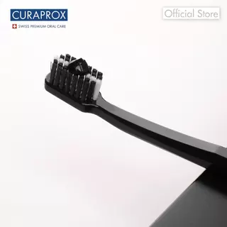 CURAPROX ชุดยาสีฟันพกพา Black is White Light Pack ขนาด 10 มล. พร้อมแปรงสีฟัน Black is white 1 ด้าม