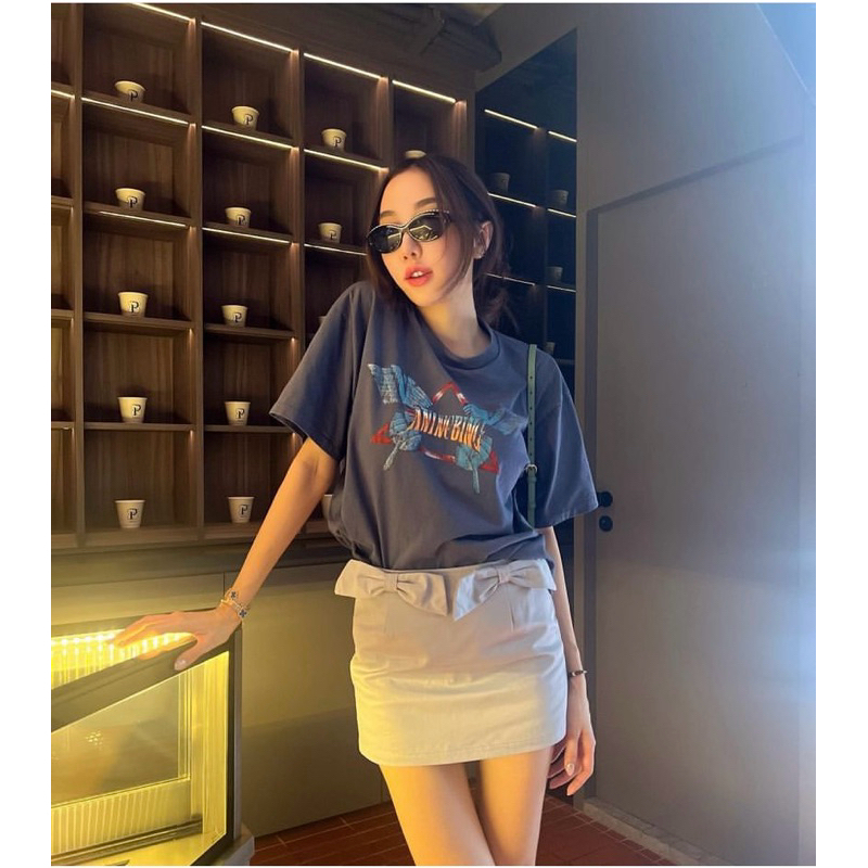 ส่งต่อ กระโปรง Double ribbon skirt ร้าน x2market / L