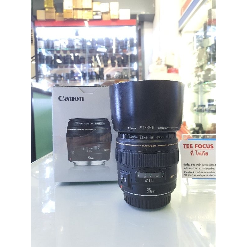 canon 85mm f1.8 สภาพสวยมาก