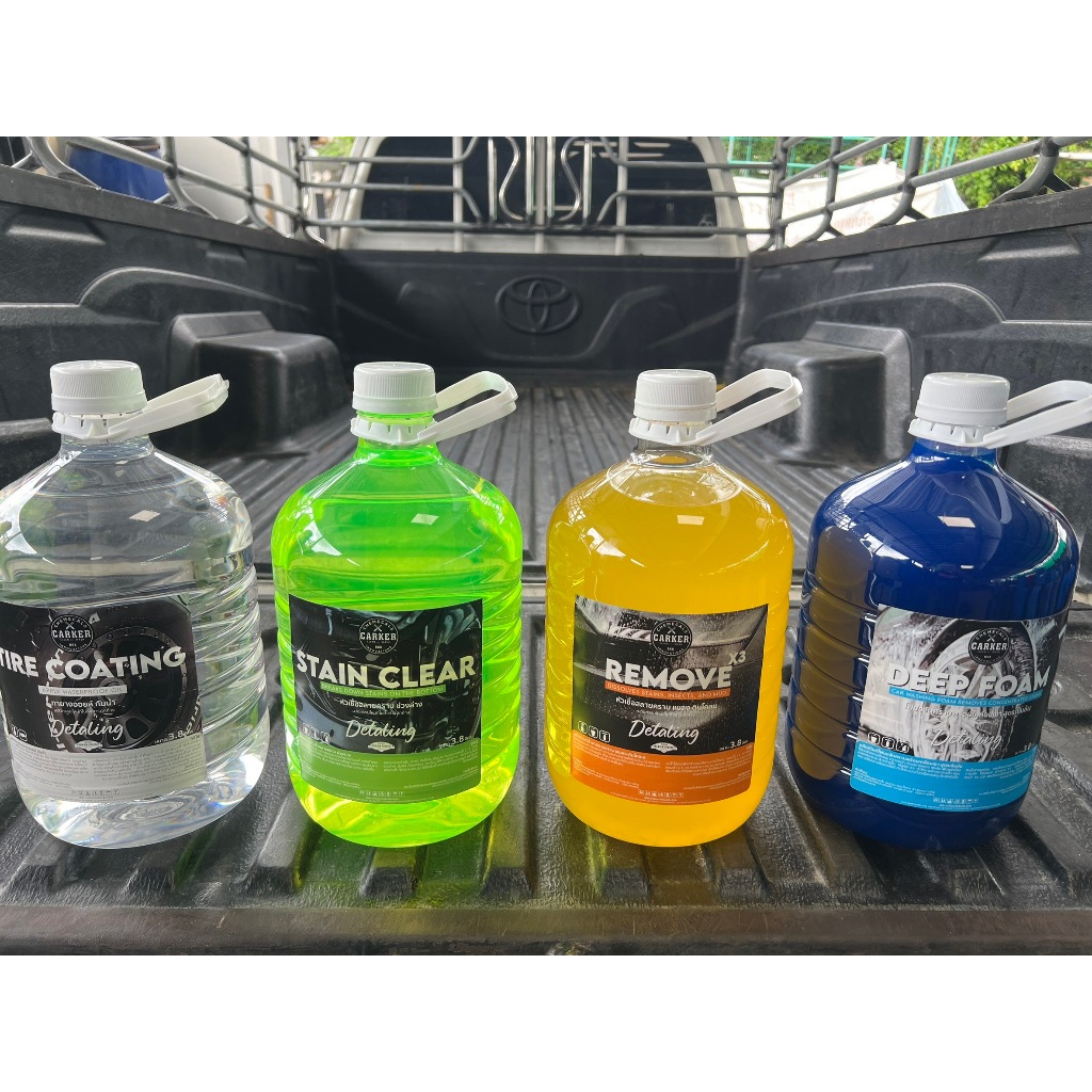 CARKER น้ำยาล้างรถ ทายางดำ สลายคราบ สลายคราบช่วงล่าง ขนาด 3.8 ลิตร (Detailing car) ส่งด่วน!!🔥กทม.🔥