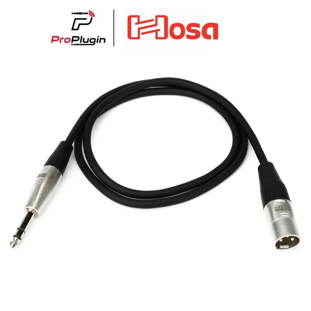 Hosa (HSX) Pro Balanced Interconnect 1/4 in TRS to XLR3M (Proplugin)