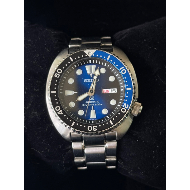 SEIKO SRPC25J1 Prospex Turtle Automatic Diver Deep Blue Japan Made Watch