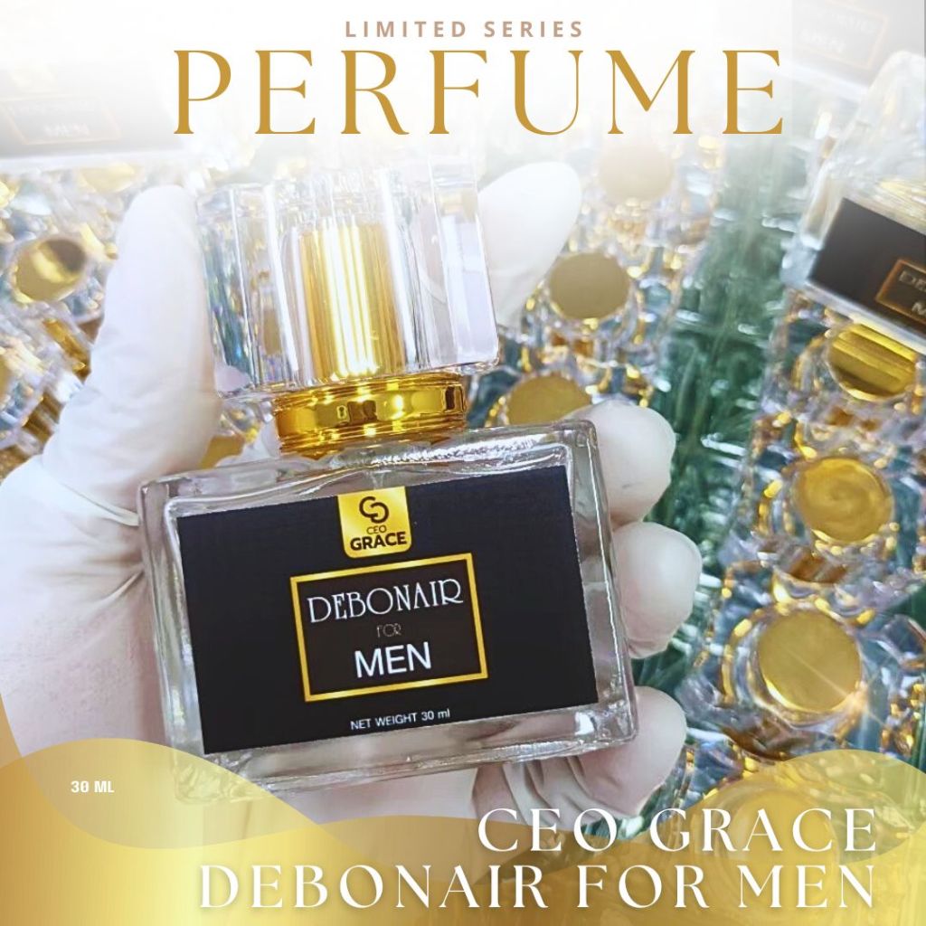 น้ำหอมสุภาพบุรุษ CEO GRACE DEBONAIR FOR MEN 30 ML.