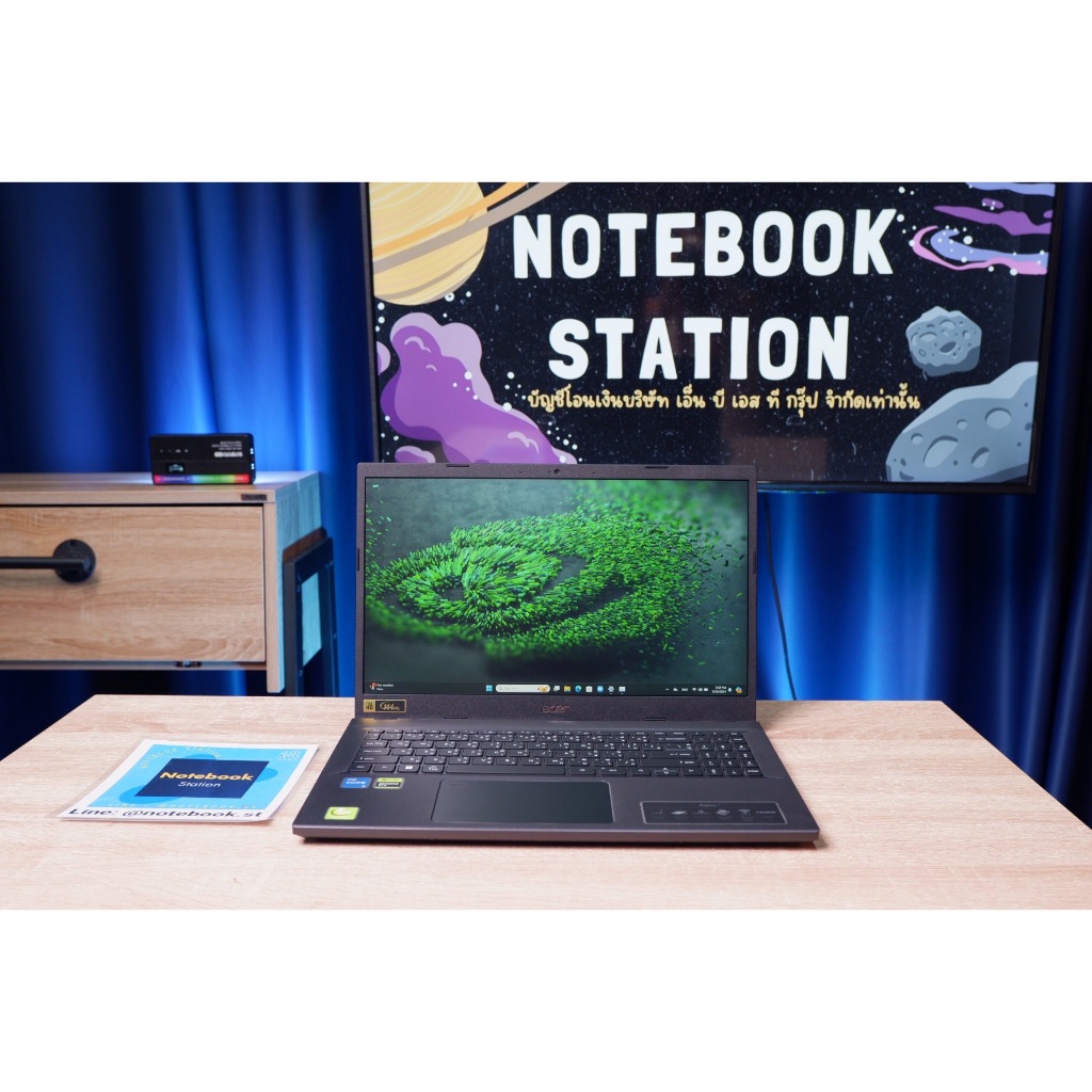Acer Aspire7 i5-12450H RTX2050(4BG) RAM8 SSD512 จอ15.6 144Hz FHD สเปคสูง ดีไซน์บางเบาดูทันสมัย เครื่