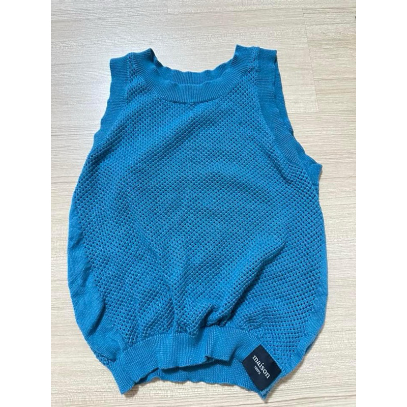 เสื้อ แบรนด์ Maison สีฟ้า