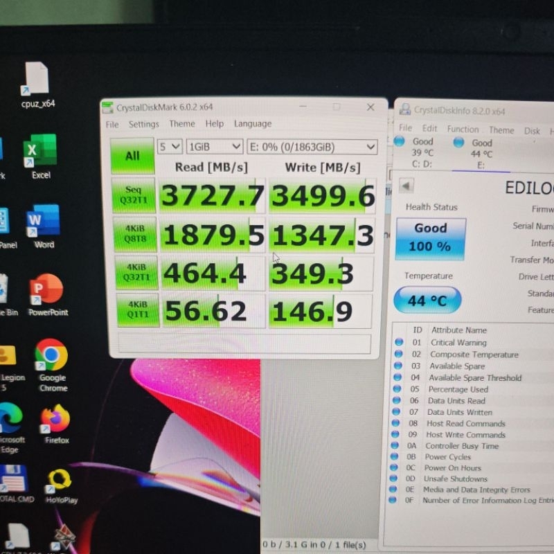 ssd m.2 nvme ediloca en 705 2tb มือสอง
