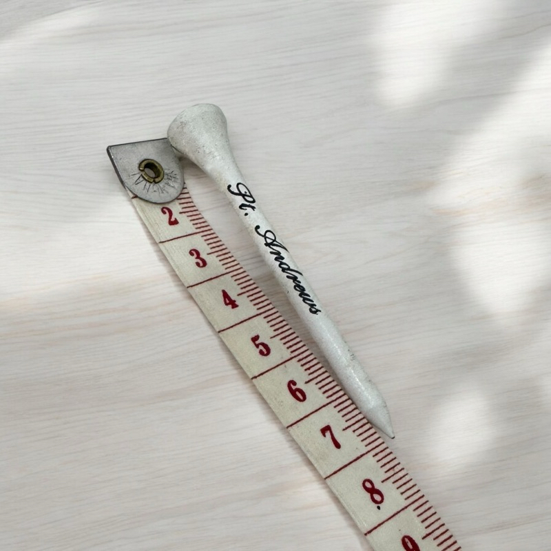 ทีกอล์ฟไม้เก่า ขนาด 7 c.m. old Tee golf made by wood without defect