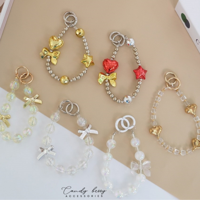 [พร้อมส่งในไทย] สายคล้องตุ๊กตา สายคล้องโทรศัพท์ คริสมาส&ปาร์ตี้คอลเลคชั่น No.BC-034