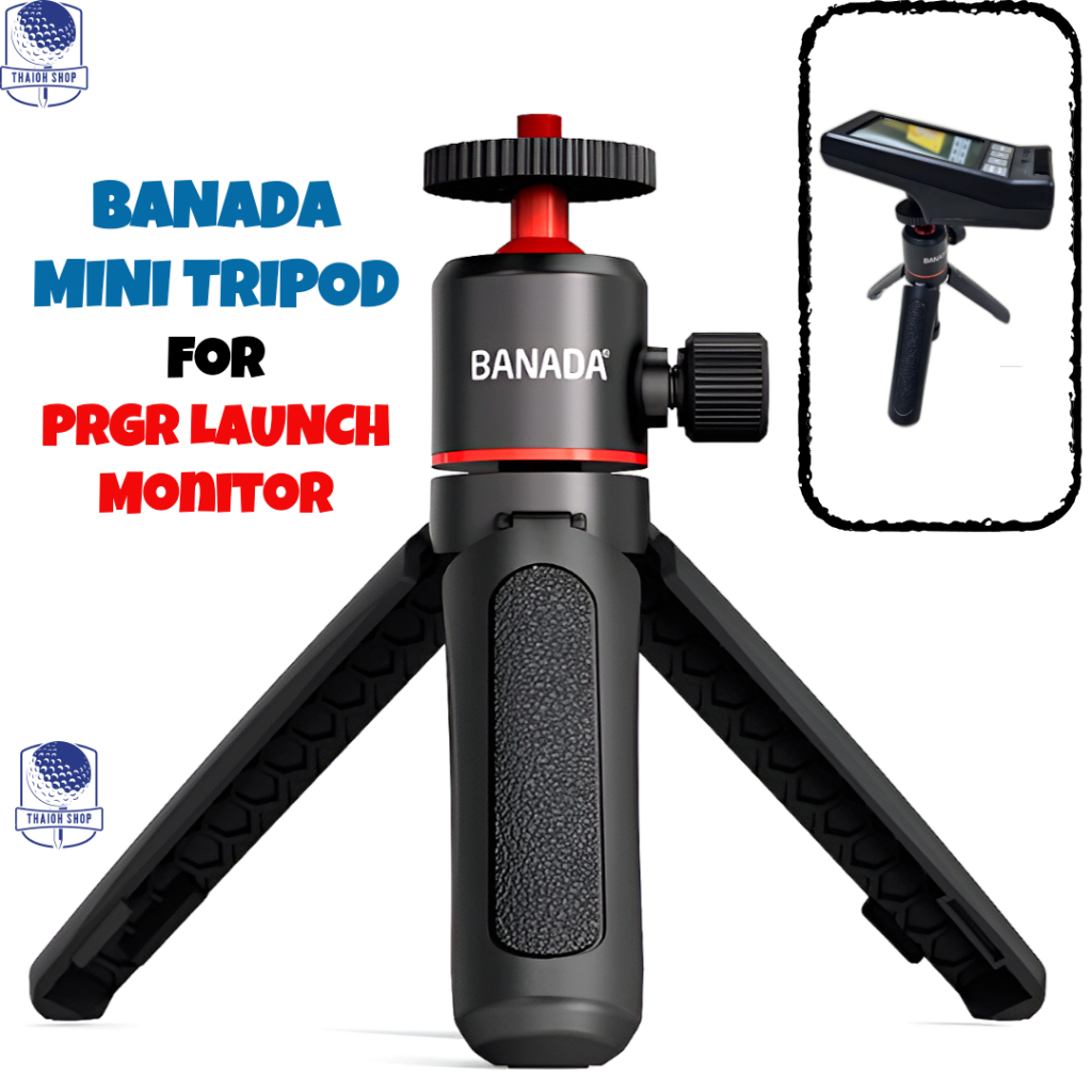 [🚚จัดส่งไว] BANADA Mini Tripod for PRGR Launch Monitor(HS-130)