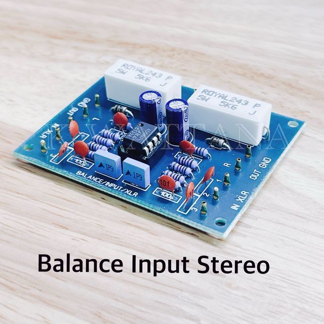 Balance Input บาร์ล้านอินพุท รุ่น สเตอ ไม่มีแจ็คไมค์ในตัว