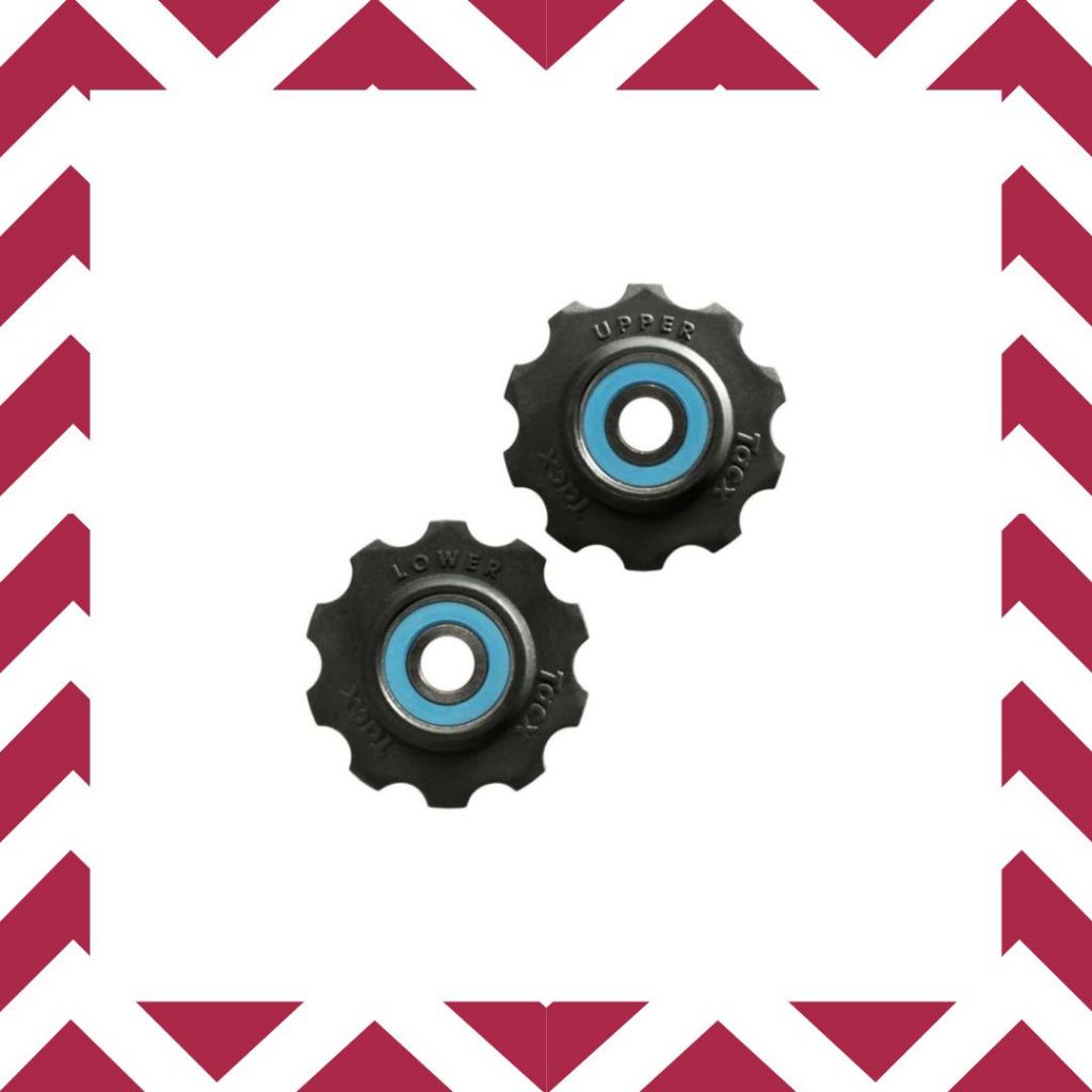 ลูกรอกตีนผี JOCKEY WHEELS, 10 TOOTH, CERAMIC BALL BEARINGS (SI3N4),TEFLON WHEEL