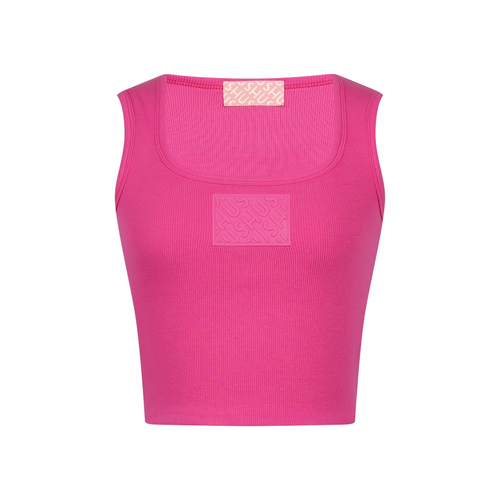 SHU NAMETAG U-NECK SLEEVELESS เสื้อครอบ