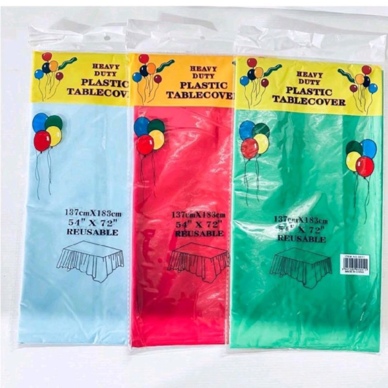 ผ้าปูโต๊ะห่อลูกโป่งคละสี ยกโหล12ชิ้น