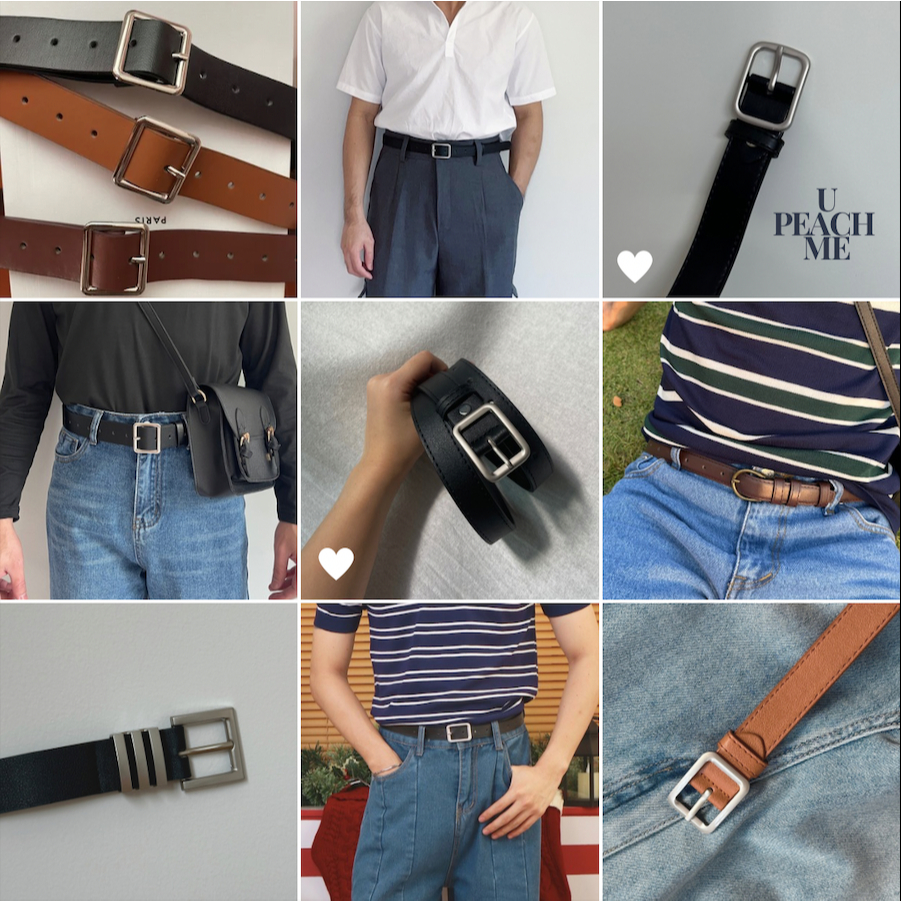 BOY BELT (20แบบ) I เข็มขัดผู้ชาย เข็มขัดหนังแท้