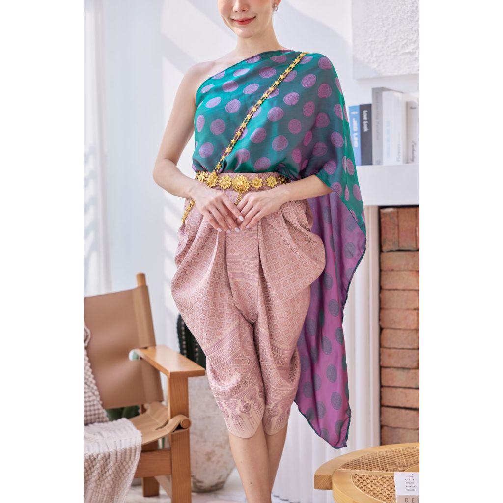 สไบผู้ใหญ่ สไบพื้น สไบลายจีน ผ้าคาด