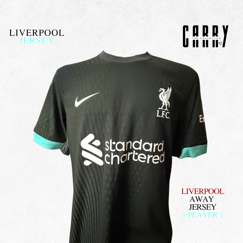 "พร้อมส่ง" เสื้อแข่งลิเวอร์พูล ชุดเยือน เกรดนักเตะ (Player) 2024/25 ของแท้ 100%