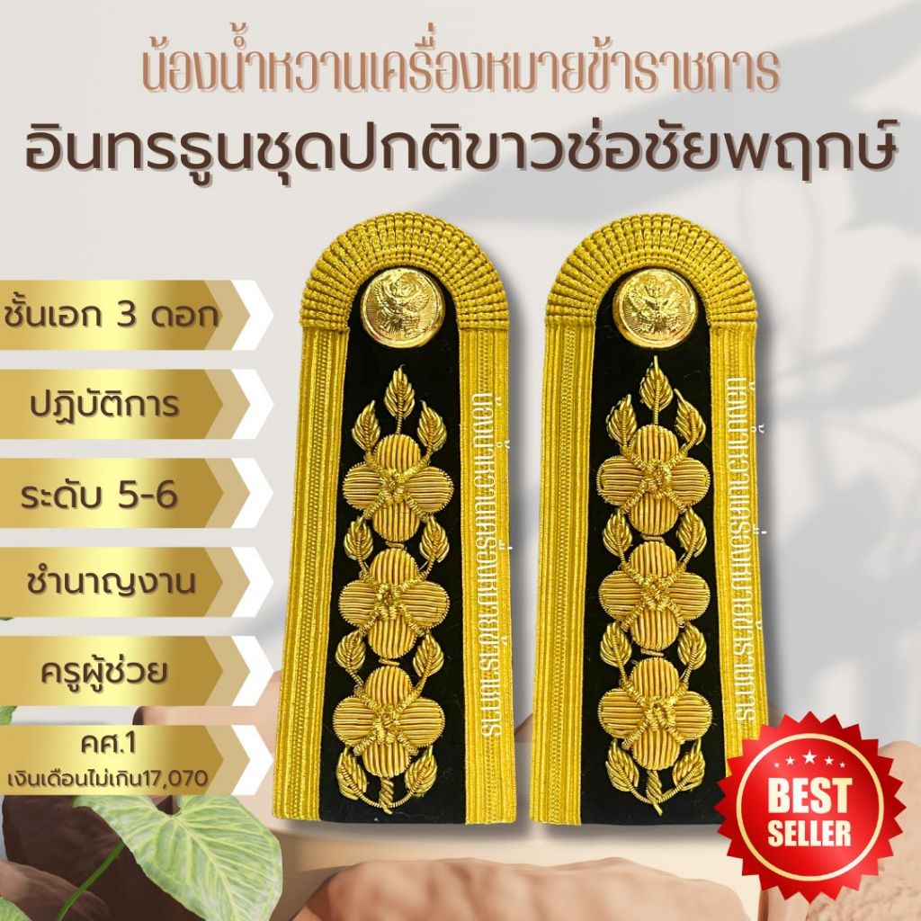 บ่าช่อชัยพฤกษ์ ปฎิบัติการ ครูผู้ช่วย ชำนาญงาน