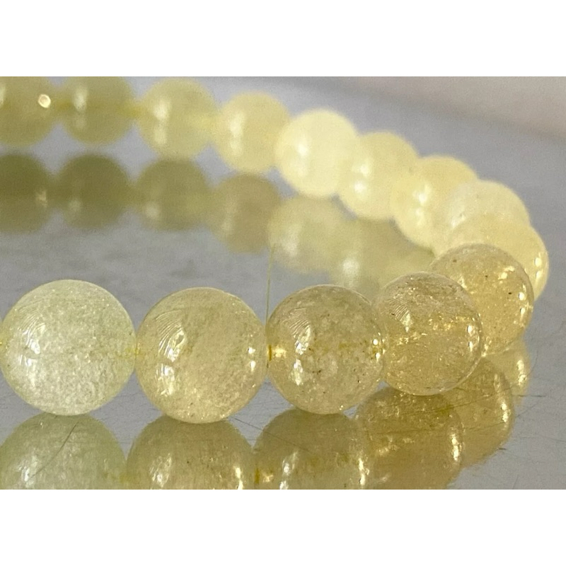 8 mm Natural Libyan Desert Tektite Stone/Cosmic Energy"~Golden Tektite 8-9 mm Libyan Desert Glass Te