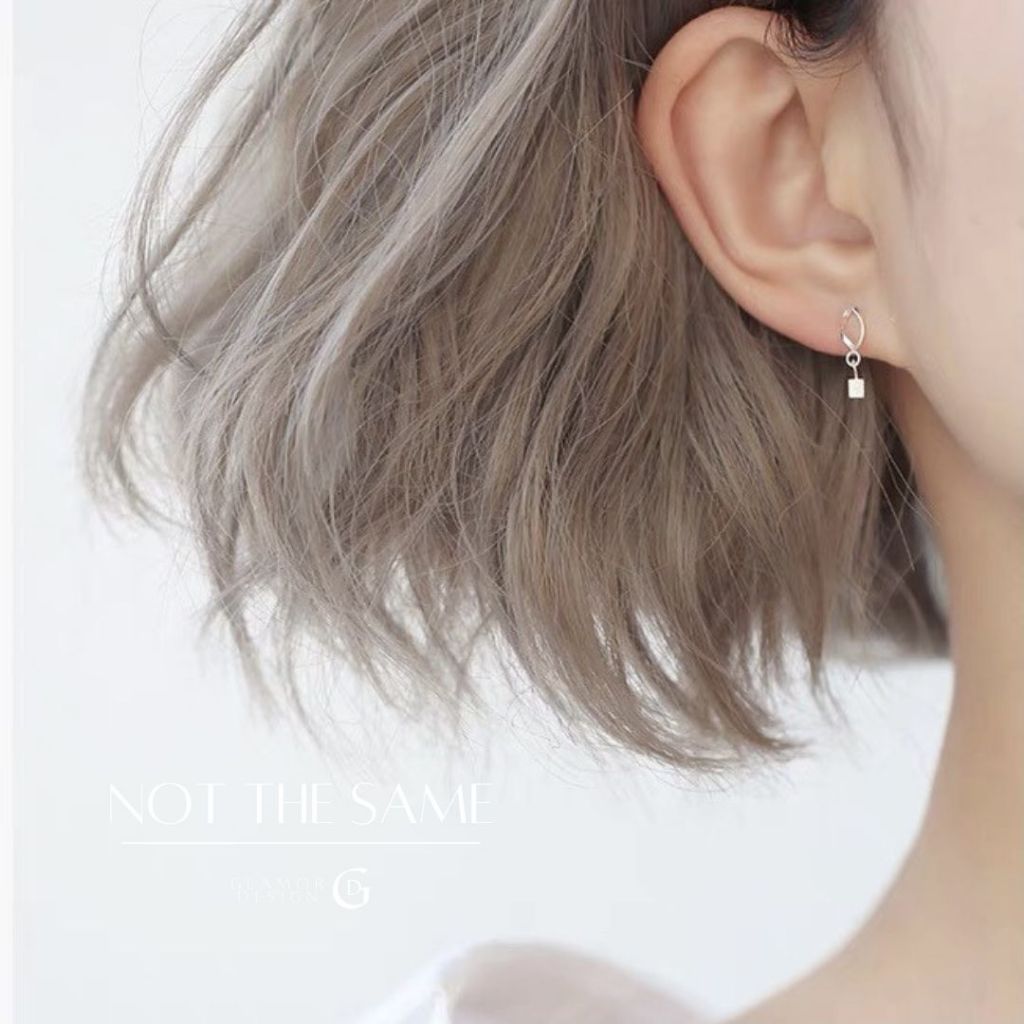 GLAMOR ตุ้มหูเงิน Not The Same ต่างหูห่วงเงิน ต่างหู 925 เท่น่ารัก ต่างหูแฟชั่น ตุ้มหูเงินแท้