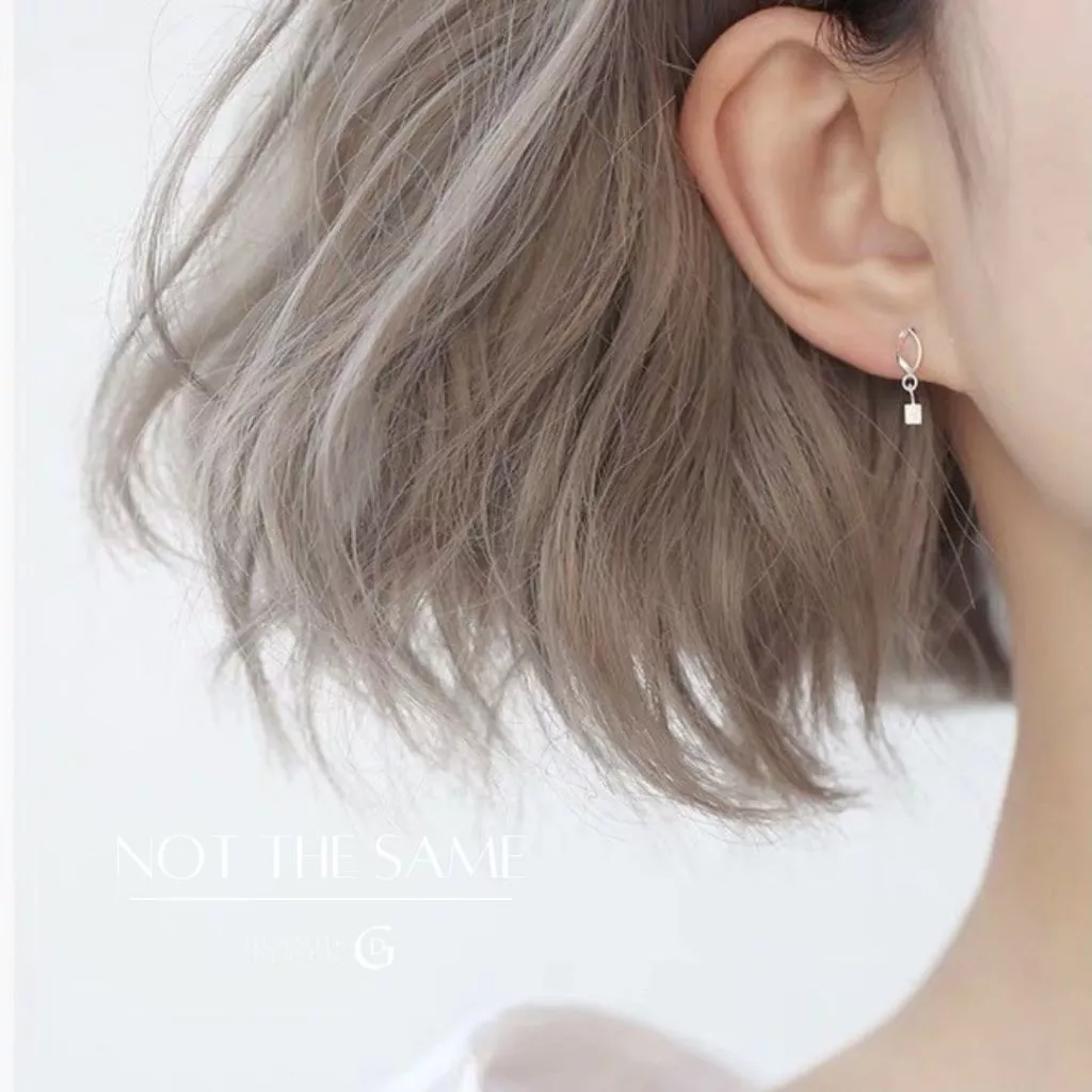 GLAMOR✨ตุ้มหูเงิน Not The Same ต่างหูห่วงเงิน ต่างหู 925 เท่น่ารัก ต่างหูแฟชั่น ตุ้มหูเงินแท้
