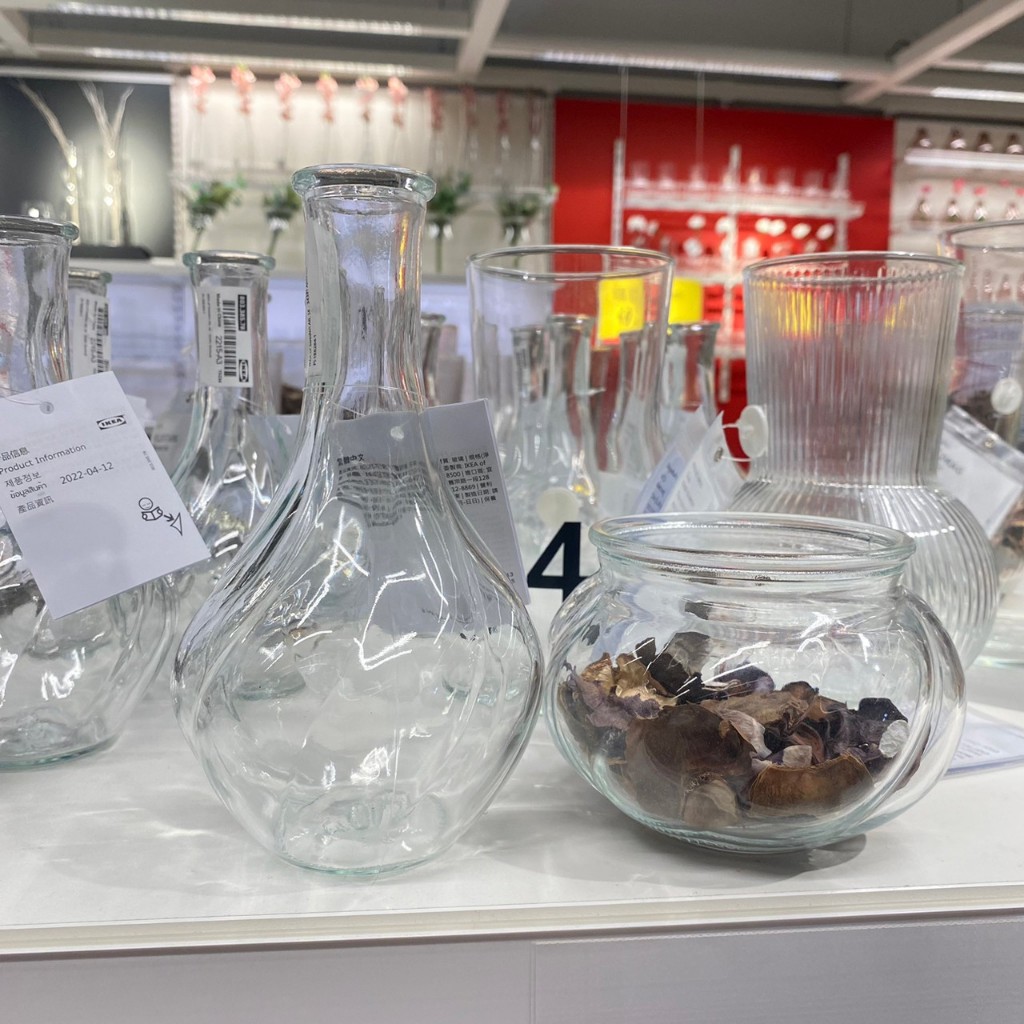 แจกัน เหยือก แก้วใส VILJESTARK , KARAFF IKEA